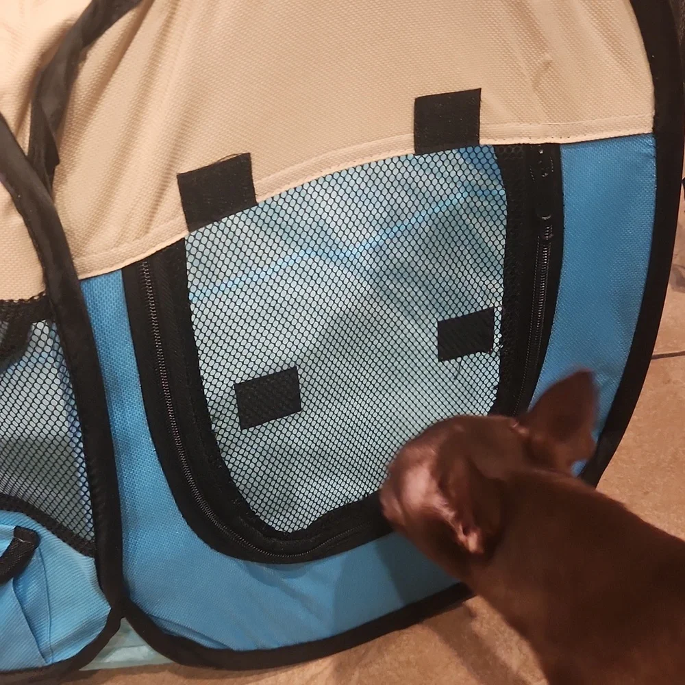 Collapsible small pet playpen
